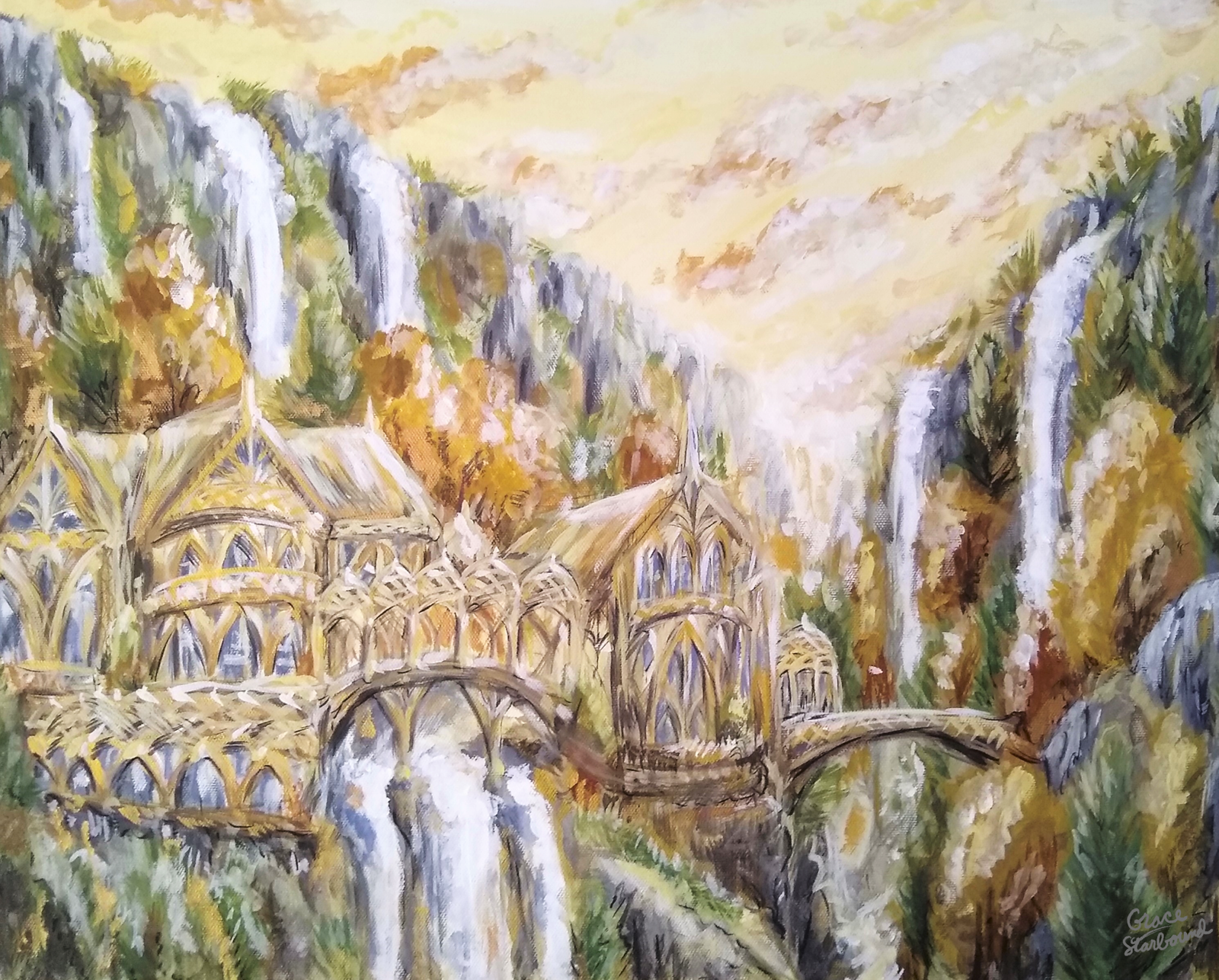 Rivendell-Download a painting of Rivendale