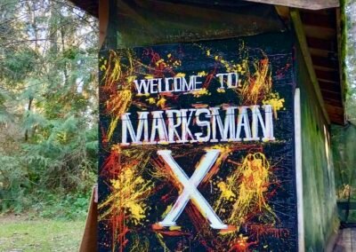 Finished Marksman X mural