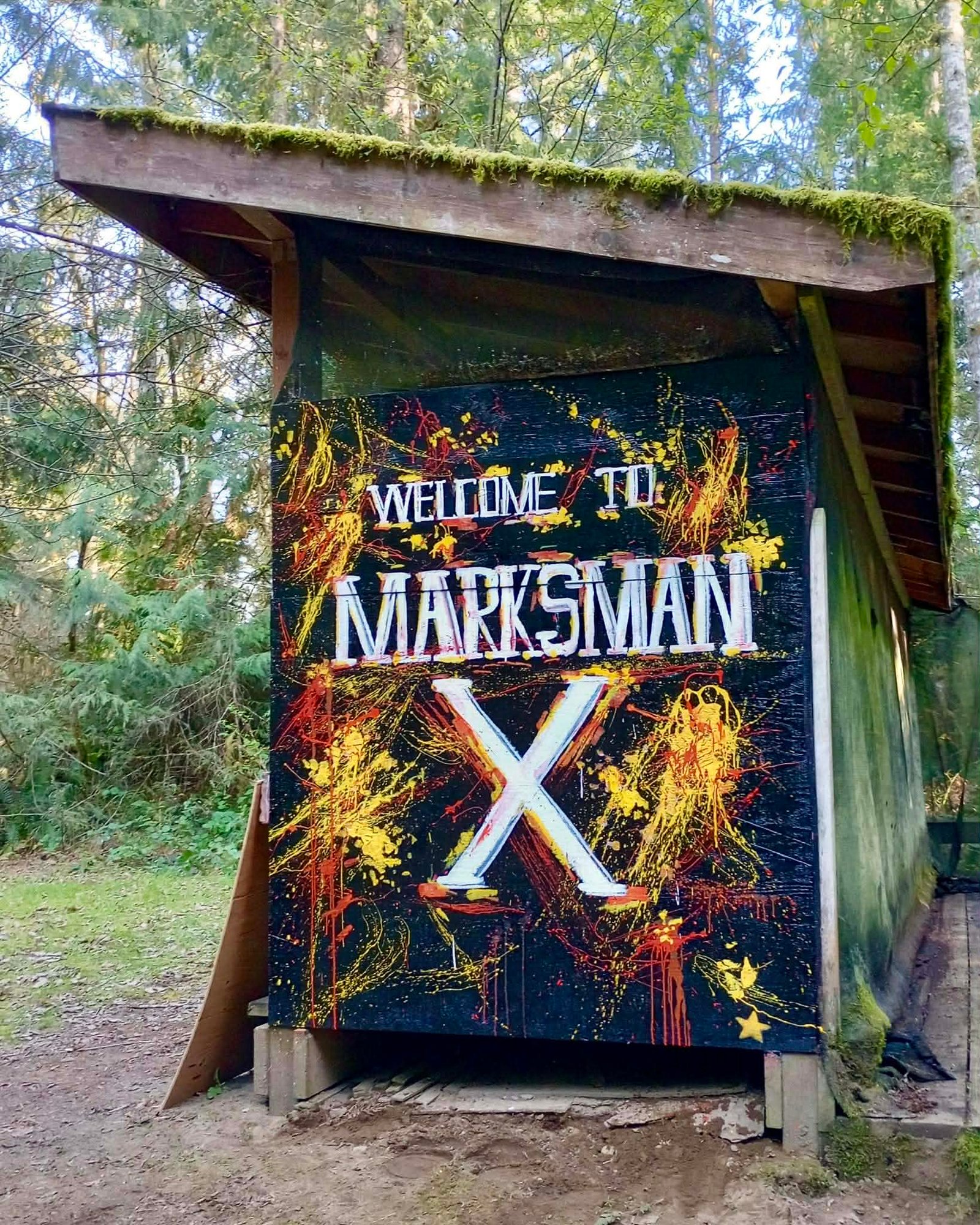 Finished Marksman X mural
