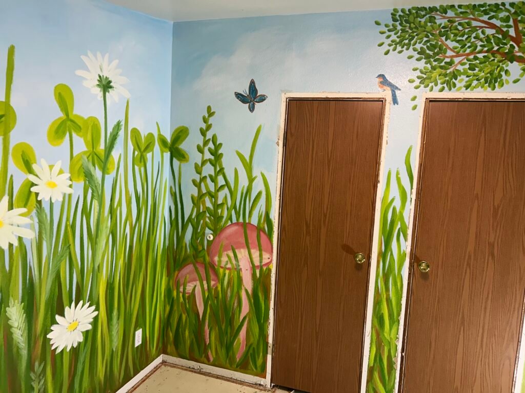 An image of a Meadow mural
