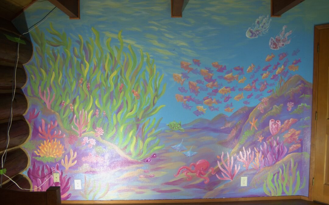 Ocean on a Wall: Under the Sea Full-Wall Mural