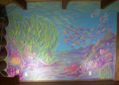 Finished underwater mural