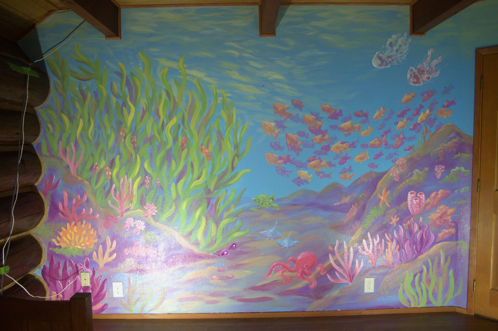 Good front on photo 3 Finished underwater mural